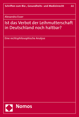 Cover: 9783848780587 | Ist das Verbot der Leihmutterschaft in Deutschland noch haltbar?