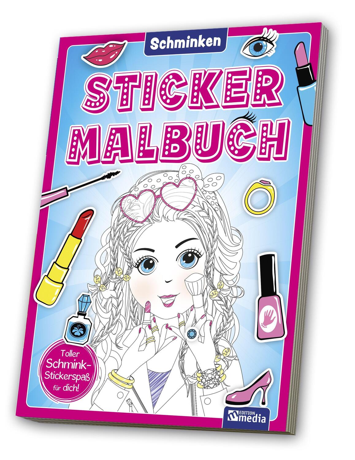 Cover: 4019393988648 | Mal- & Stickerbuch: Schminken | Broschüre | Deutsch | 2022