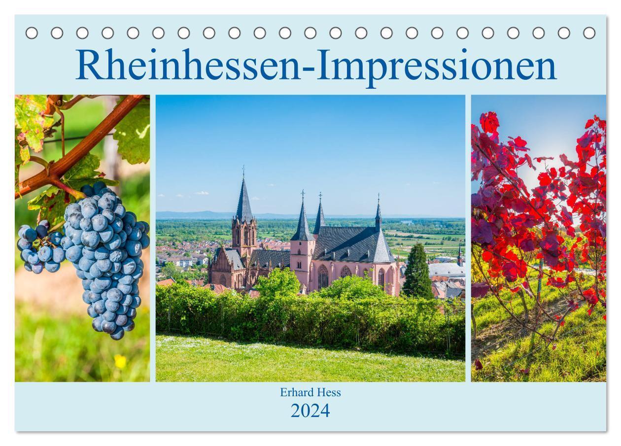 Cover: 9783675458222 | Rheinhessen-Impressionen (Tischkalender 2024 DIN A5 quer), CALVENDO...