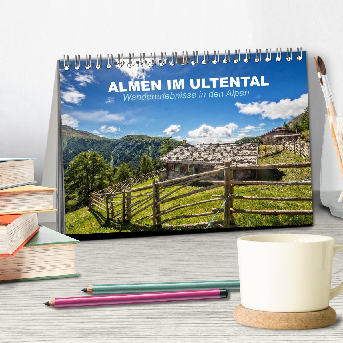 Bild: 9783435494590 | Almen im Ultental (Tischkalender 2025 DIN A5 quer), CALVENDO...