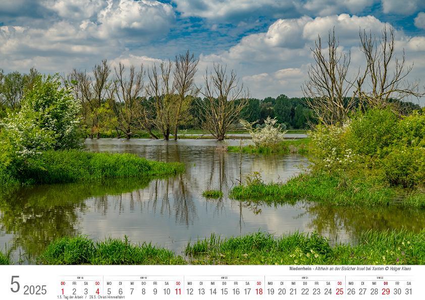 Bild: 9783965352094 | Niederrhein 2025 Bildkalender A4 Spiralbindung | Holger Klaes | 2025