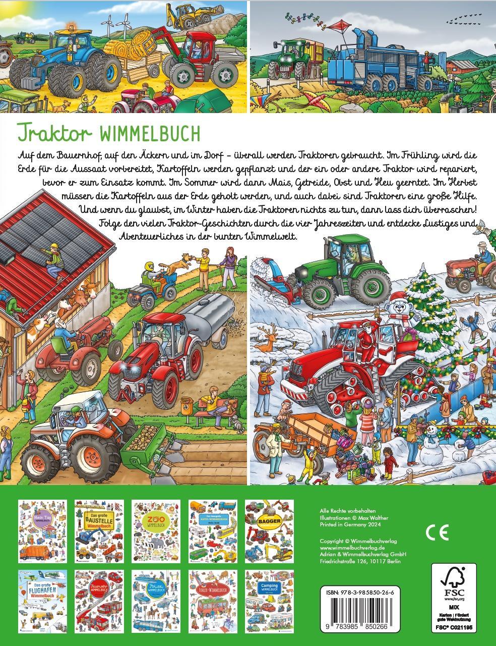 Bild: 9783985850266 | Traktor Wimmelbuch | Kinderbücher ab 3 Jahre (Bilderbuch ab 2 - 5)