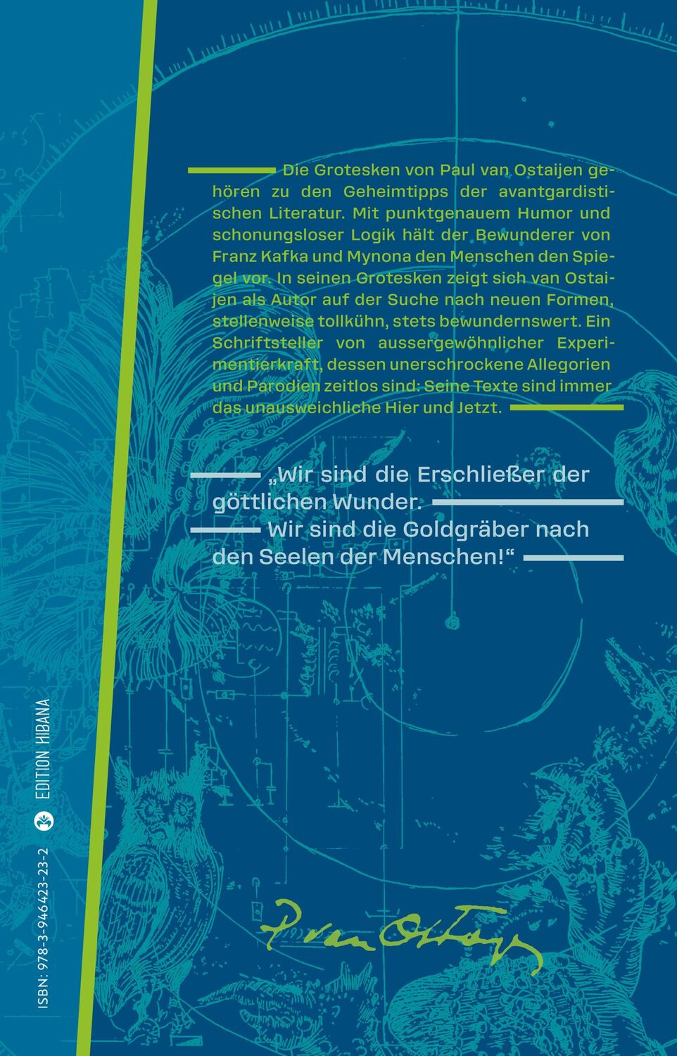 Rückseite: 9783946423232 | Das Gefängnis im Himmel | Grotesken | Paul Van Ostaijen | Buch | 2024