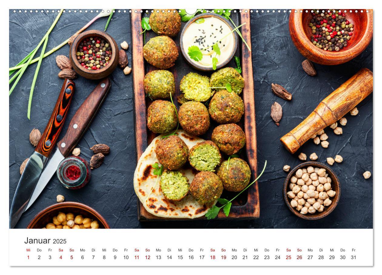 Bild: 9783383930034 | Veganer Essen - Pflanzenbasierte Köstlichkeiten (Wandkalender 2025...