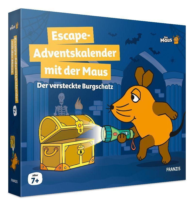 Cover: 4019631672117 | Escape Adventskalender mit der Maus, Der versteckte Burgschatz, für...