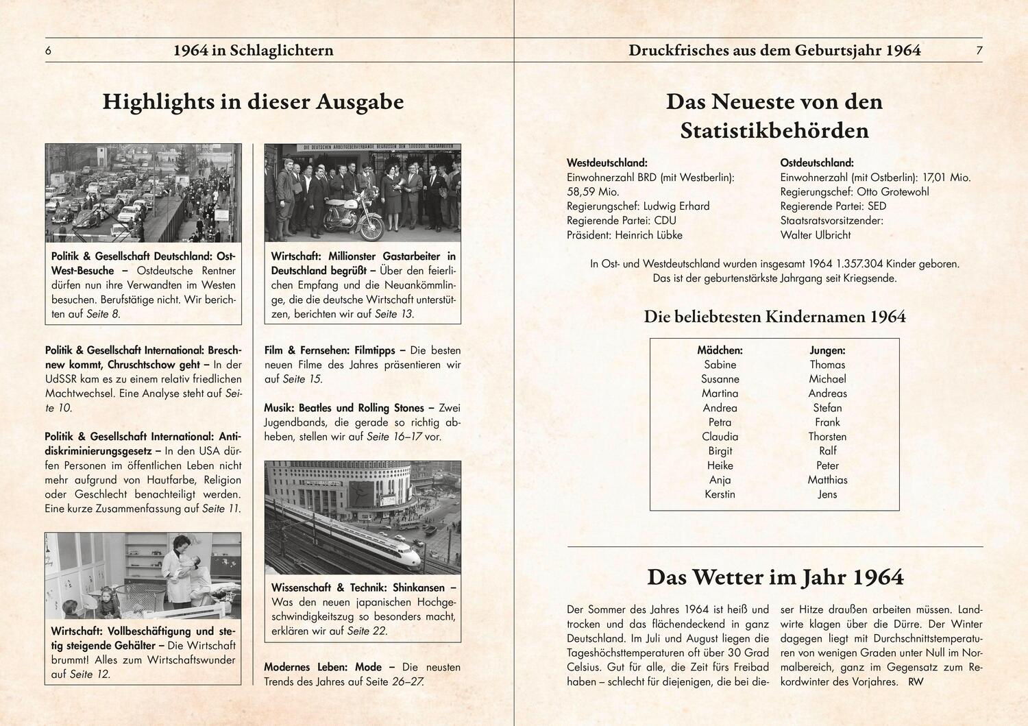 Bild: 9783629009661 | 1964 - Geburtstagskurier | Ute Wielandt | Buch | 80 S. | Deutsch