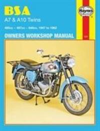 Cover: 9780856961212 | BSA A7 &amp; A10 Twins (47 - 62) Haynes Repair Manual | Haynes Publishing