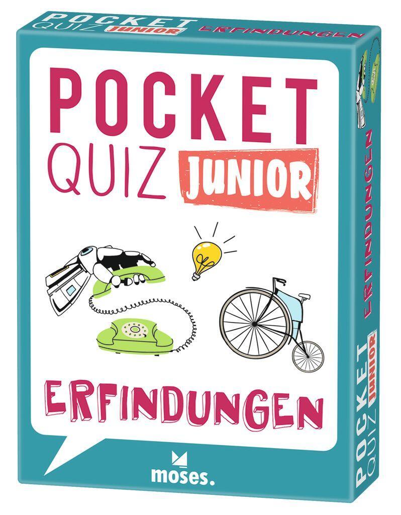 Cover: 9783964552624 | Pocket Quiz Junior Erfindungen | Jürgen Winzer (u. a.) | Spiel | 2023