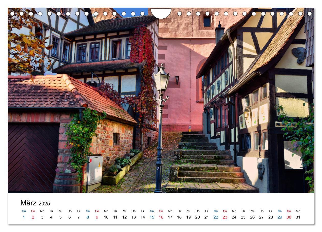 Bild: 9783435380084 | Michelstadt - Fachwerkromantik im Odenwald (Wandkalender 2025 DIN...