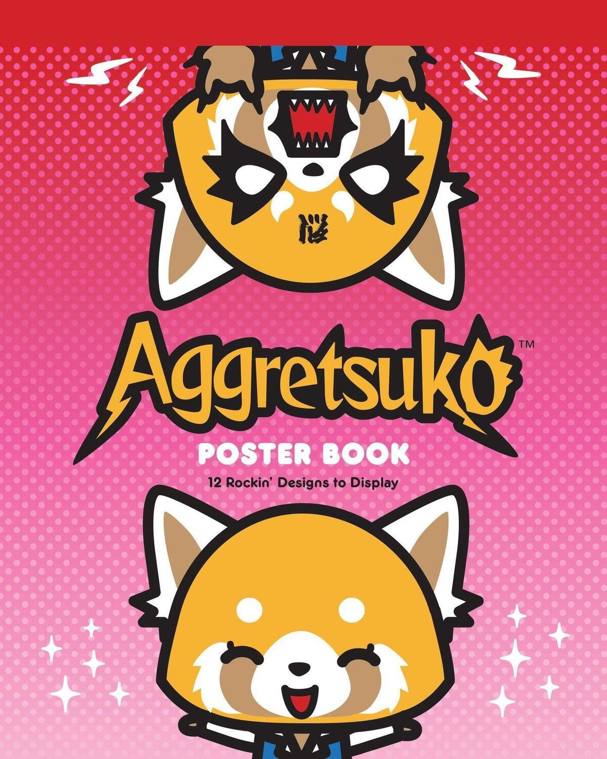 Cover: 9780762474172 | Aggretsuko Poster Book: 12 Rockin' Designs to Display | Sanrio | Buch