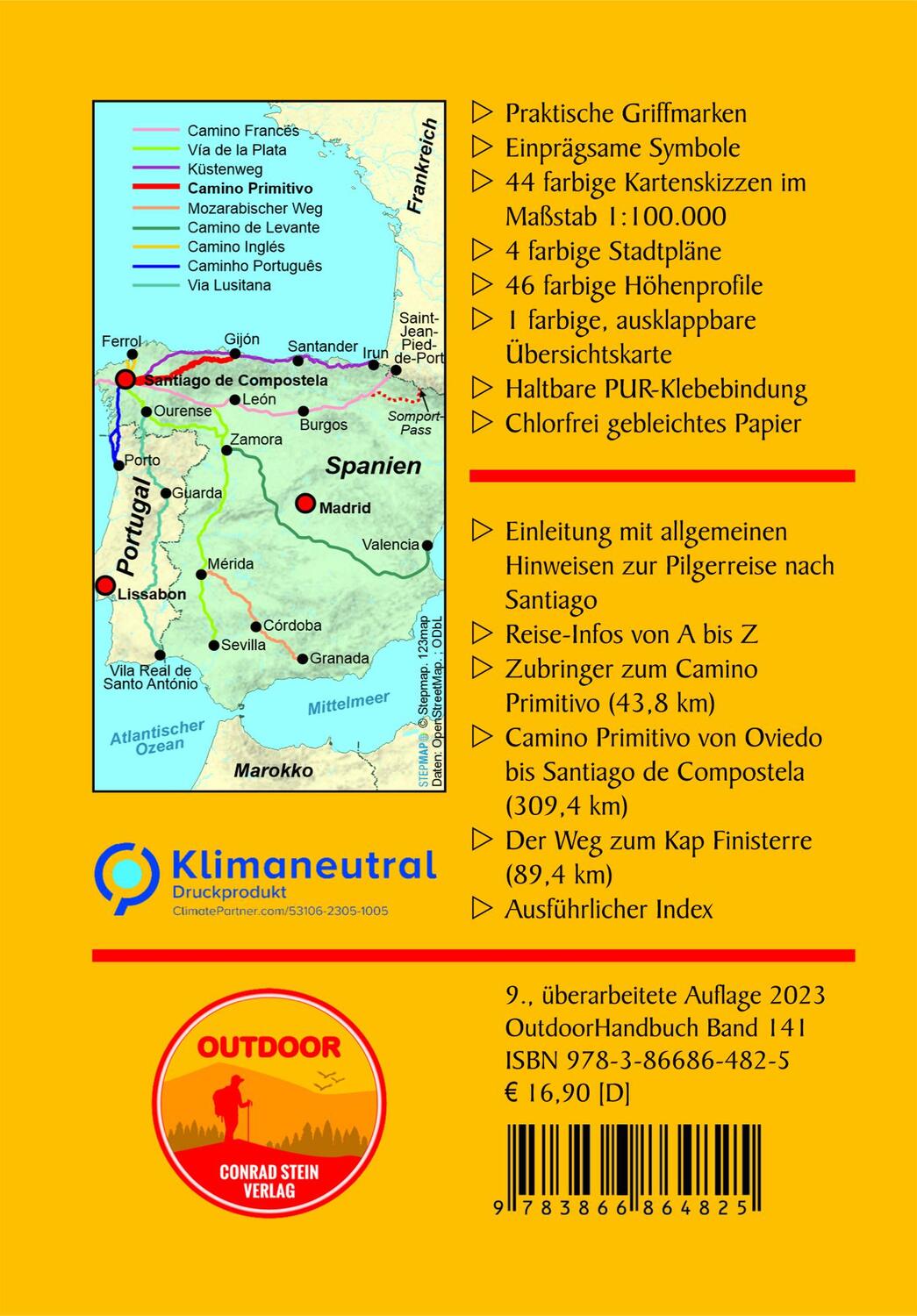 Rückseite: 9783866864825 | Spanien: Jakobsweg Camino Primitivo | Raimund Joos | Taschenbuch
