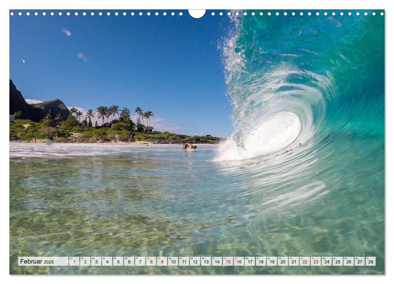 Bild: 9783383921179 | Surfen - from Inside the Barrel (Wandkalender 2025 DIN A3 quer),...