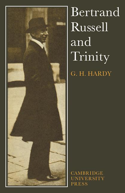 Cover: 9780521113922 | Bertrand Russell and Trinity | G. H. Hardy | Taschenbuch | Englisch