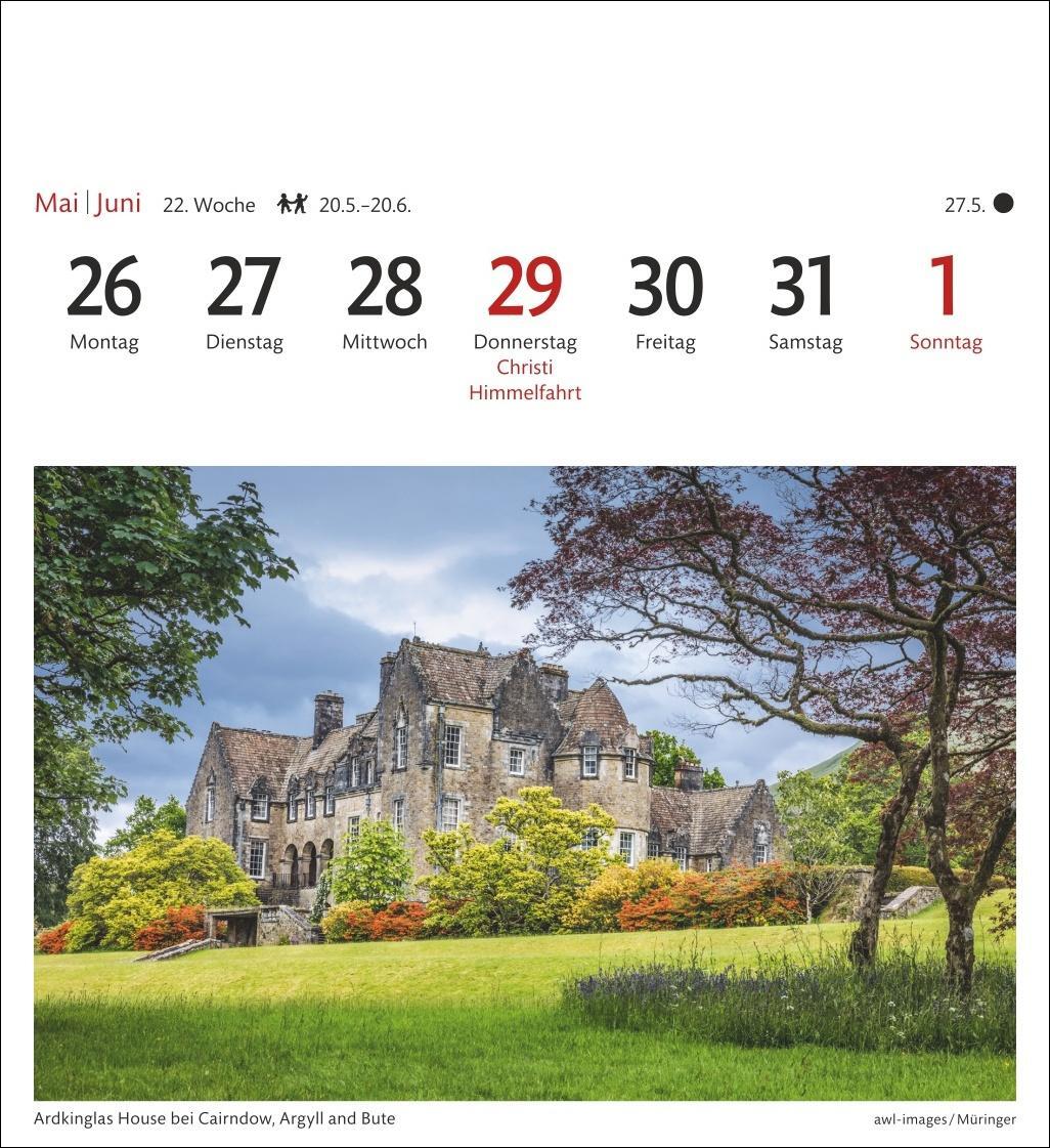 Bild: 9783840033438 | Schottland Sehnsuchtskalender 2025 - Wochenkalender mit 53 Postkarten