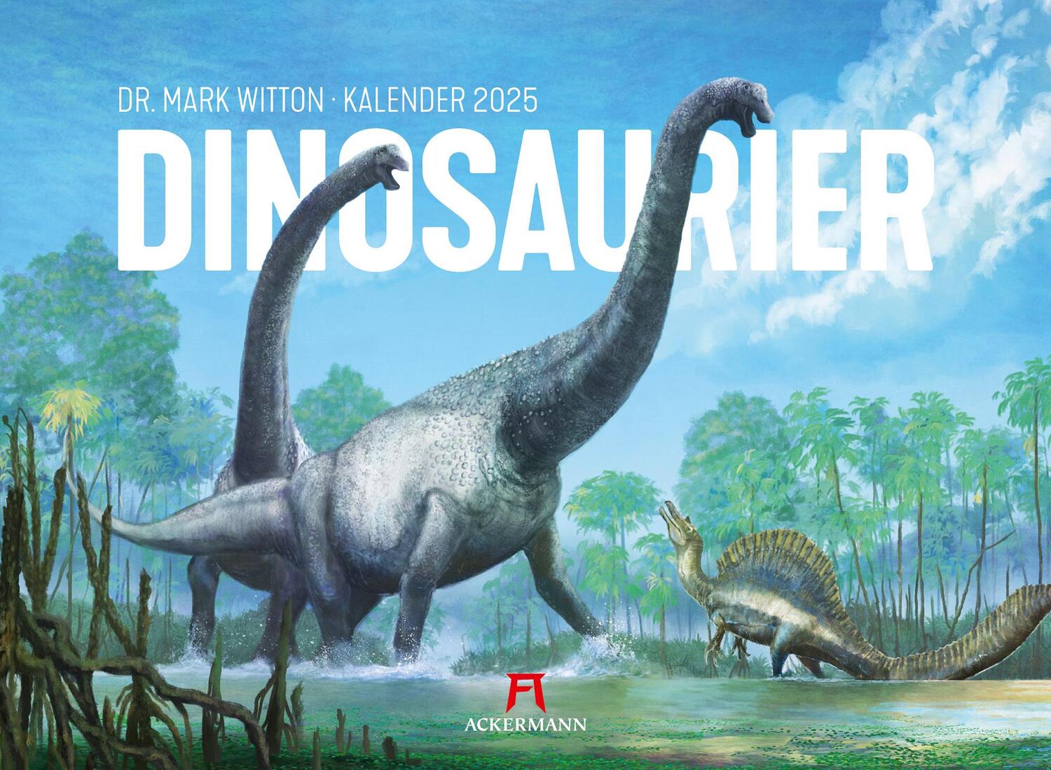 Cover: 9783838435237 | Dinosaurier Kalender 2025 | Mark Witton (u. a.) | Kalender | 14 S.