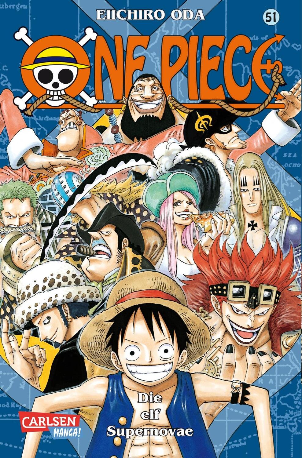 Cover: 9783551758309 | One Piece 51. Die elf Supernovae | Eiichiro Oda | Taschenbuch | 224 S.
