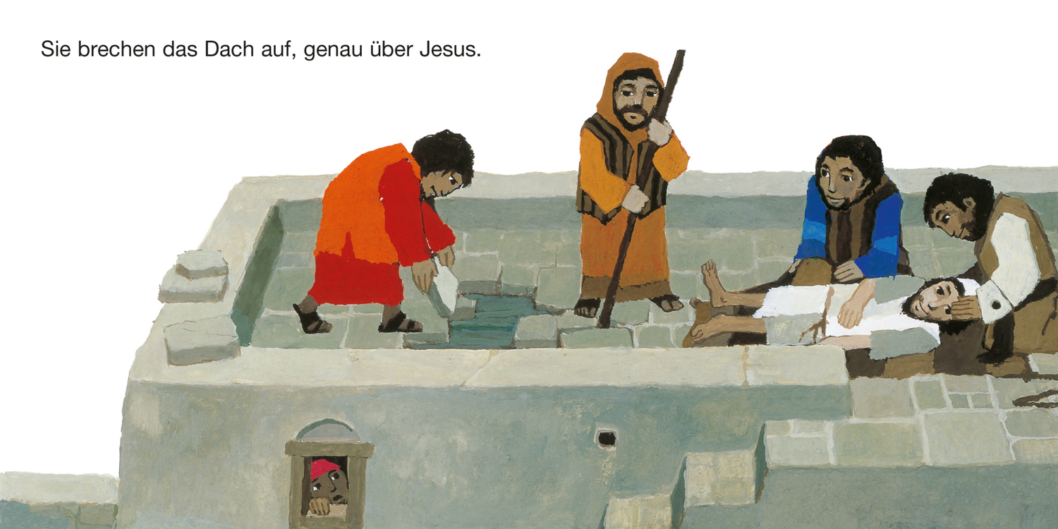 Bild: 9783438049179 | Jesus und der Gelähmte | Bilderbuch | Kees de Kort | Broschüre | 28 S.