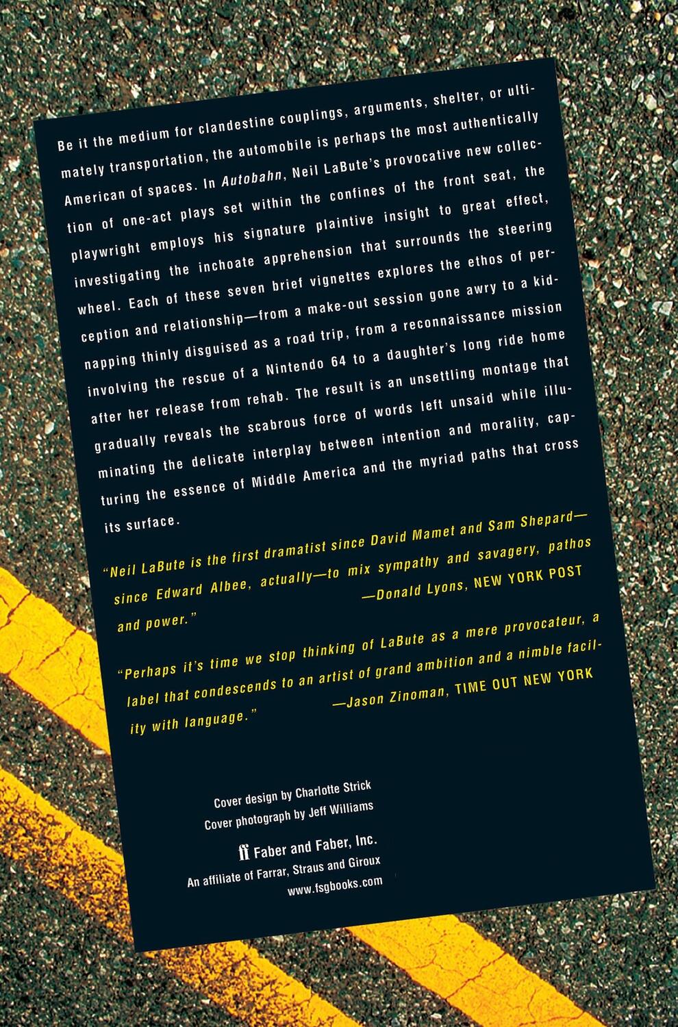 Rückseite: 9780571211104 | Autobahn | A Short-Play Cycle | Neil Labute | Taschenbuch | Paperback