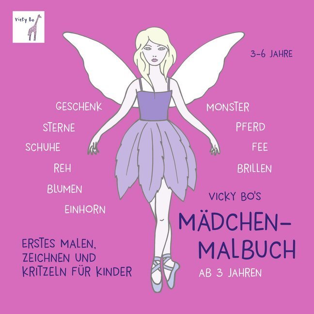 Cover: 9783944956510 | Mädchen-Malbuch ab 3 Jahre. Geschenk, Einhorn, Fee | Malbuch | Bo