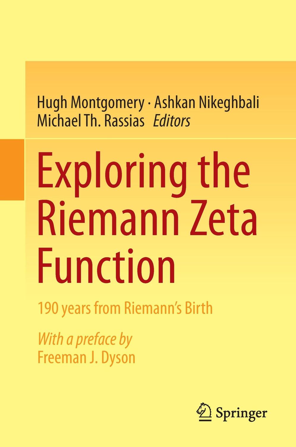 Cover: 9783319599687 | Exploring the Riemann Zeta Function | 190 years from Riemann's Birth