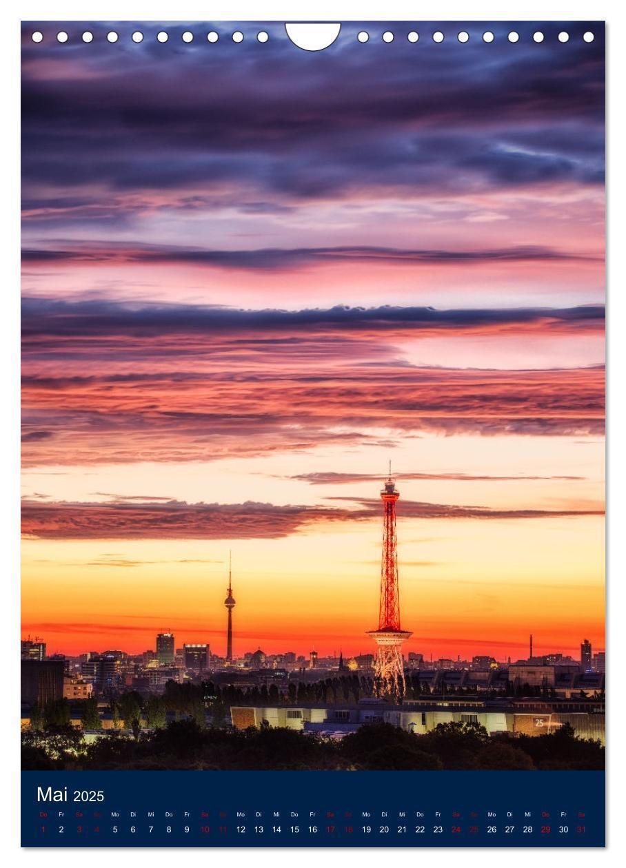 Bild: 9783435910151 | Berliner Fernsehturm - Magische Momente (Wandkalender 2025 DIN A4...