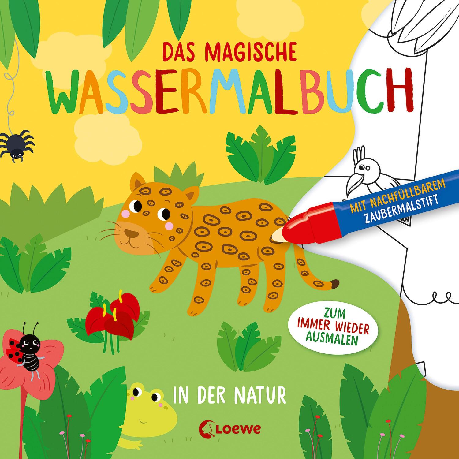 Cover: 9783743214712 | Das magische Wassermalbuch - In der Natur | Loewe Kreativ | Buch