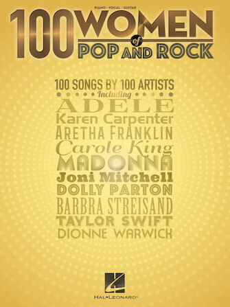 Cover: 888680827618 | 100 Women of Pop and Rock | Piano-Vocal-Guitar Songbook | Buch | 2019