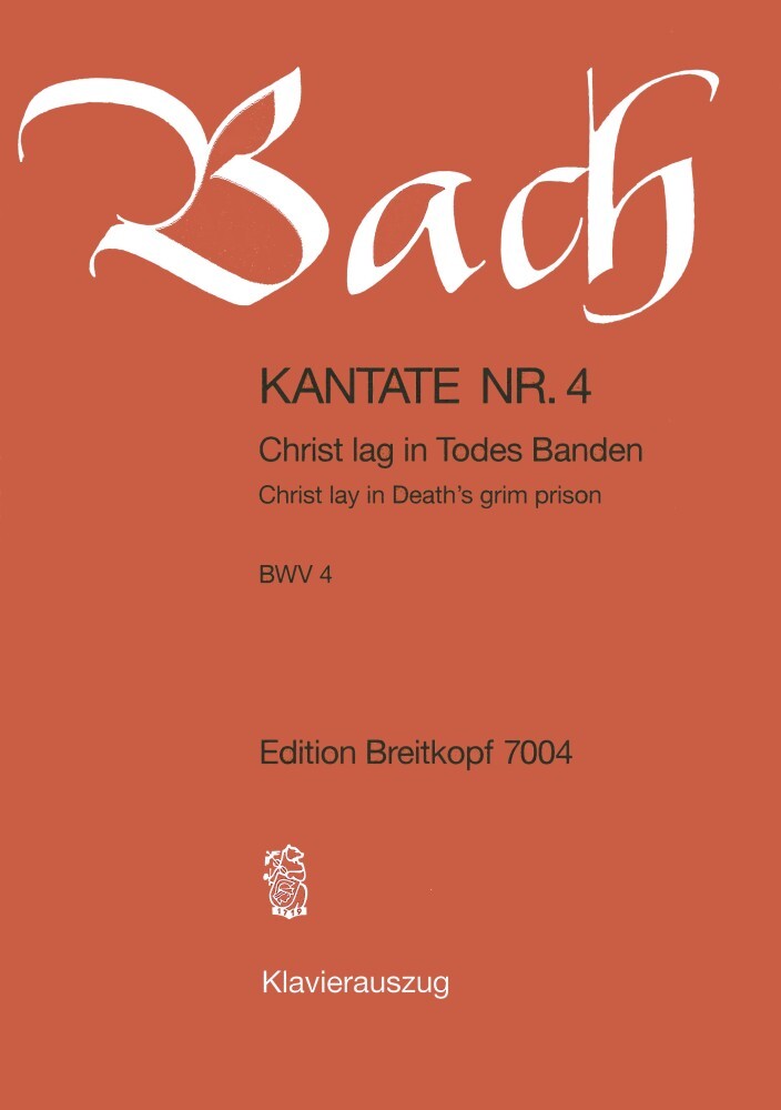 Cover: 9790004171585 | Cantata No. 4 Christ Lag In Todes Banden | BWV 4 | Breitkopf & Härtel
