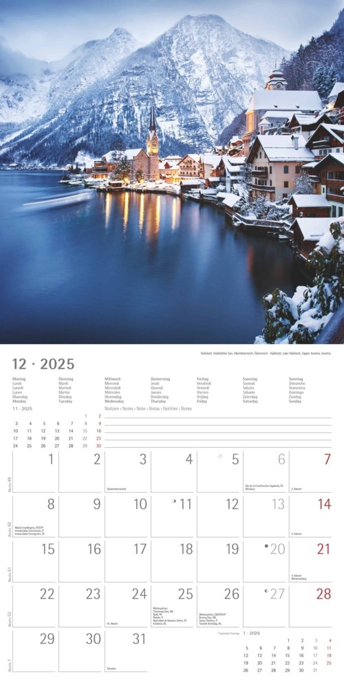 Bild: 4251732340926 | Alpen 2025 - Broschürenkalender 30x30 cm (30x60 geöffnet) -...