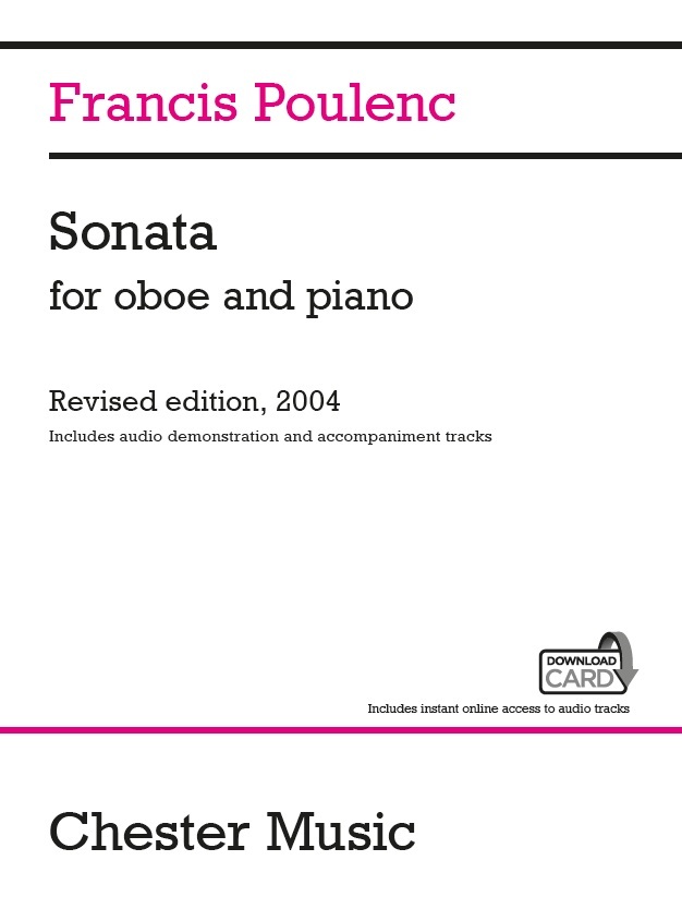 Cover: 9781783059522 | Sonata for Oboe and Piano | Francis Poulenc | Buch + Online-Audio