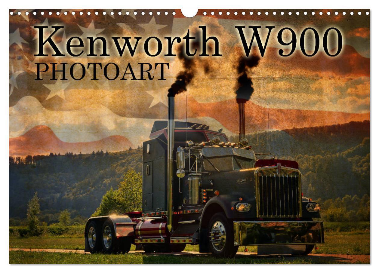 Cover: 9783675458888 | Kenworth W900 PHOTOART (Wandkalender 2024 DIN A3 quer), CALVENDO...
