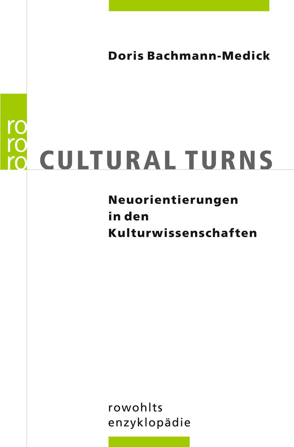 Cover: 9783499556753 | Cultural Turns | Neuorientierungen in den Kulturwissenschaften | Buch