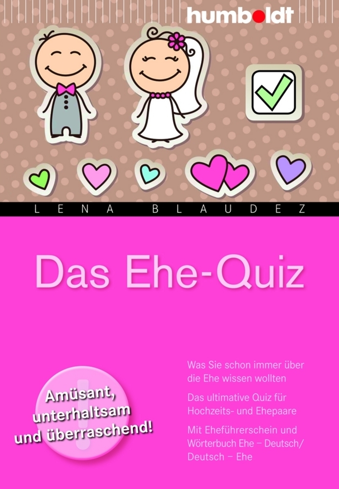 Cover: 9783869104928 | Das Ehe-Quiz | Lena Blaudez | Taschenbuch | 176 S. | Deutsch | 2013