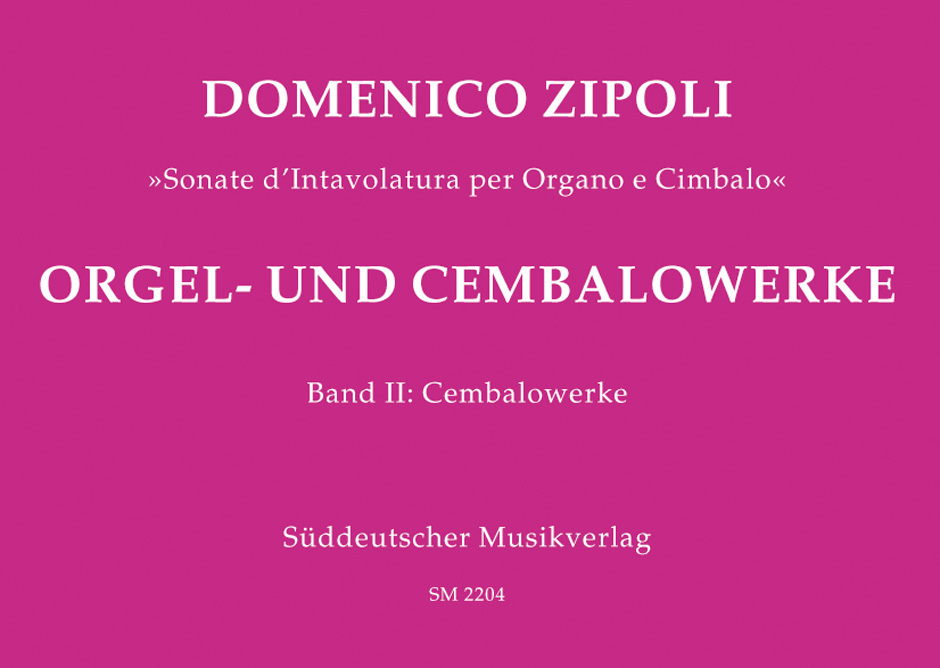 Cover: 9790202111048 | Orgel- und Cembalowerke 2: Cembalowerke | Domenico Zipoli | Broschüre