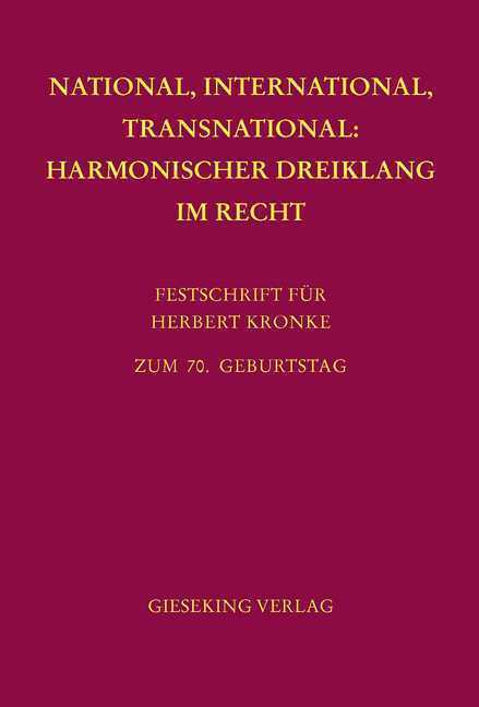 Cover: 9783769412277 | National, International, Transnational: Harmonischer Dreiklang im...