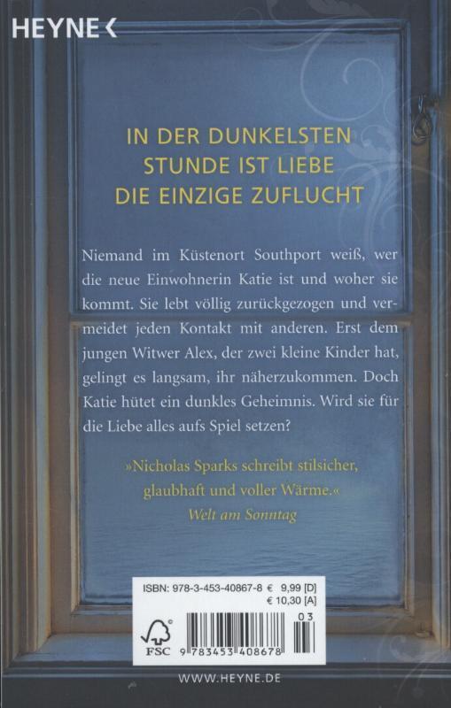 Rückseite: 9783453408678 | Wie ein Licht in der Nacht | Nicholas Sparks | Taschenbuch | Deutsch