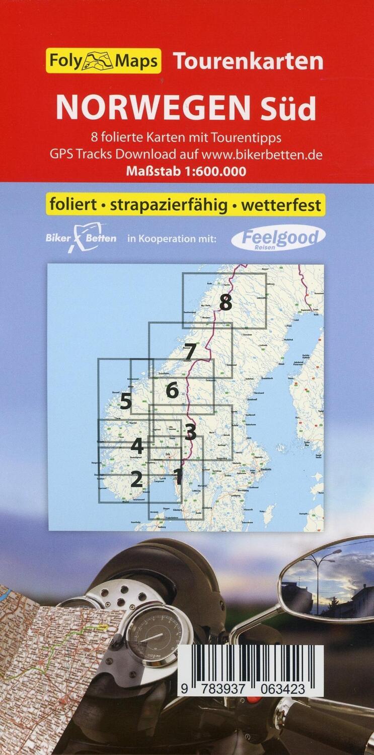 Bild: 9783937063423 | Norwegen Süd 1 : 600 000 | Ralf Schröder | (Land-)Karte | Deutsch