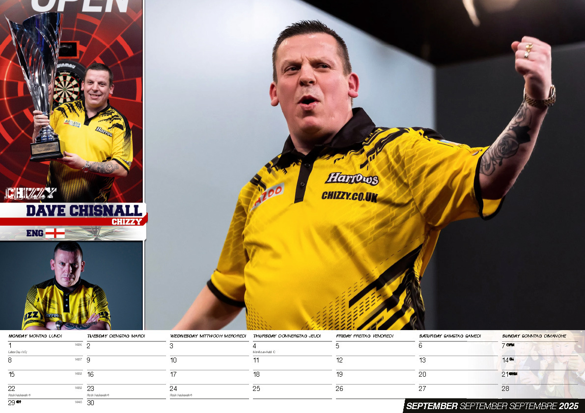 Bild: 9798893610222 | Darts Kalender 2025 | Kalender | 14 S. | Deutsch | 2025