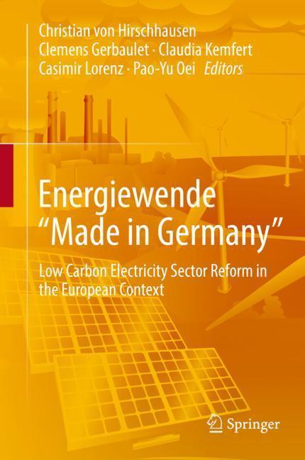 Cover: 9783319951256 | Energiewende "Made in Germany" | Christian von Hirschhausen (u. a.)