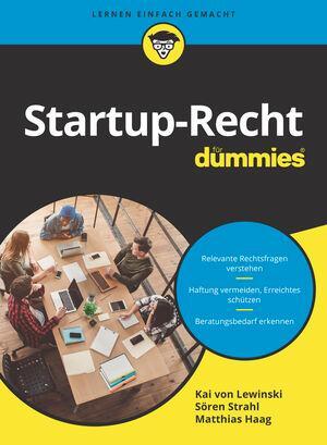 Cover: 9783527716715 | Startup-Recht für Dummies | Kai Von Lewinski (u. a.) | Taschenbuch