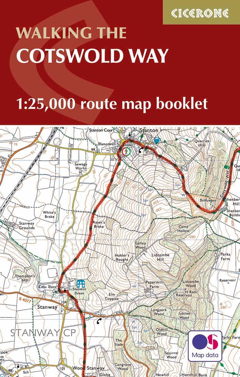 Cover: 9781852848972 | The Cotswold Way Map Booklet | 1:25,000 OS Route Mapping | Taschenbuch