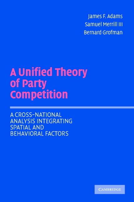 Cover: 9780521544931 | Unified Theory Party Competition | James F. Adams (u. a.) | Buch