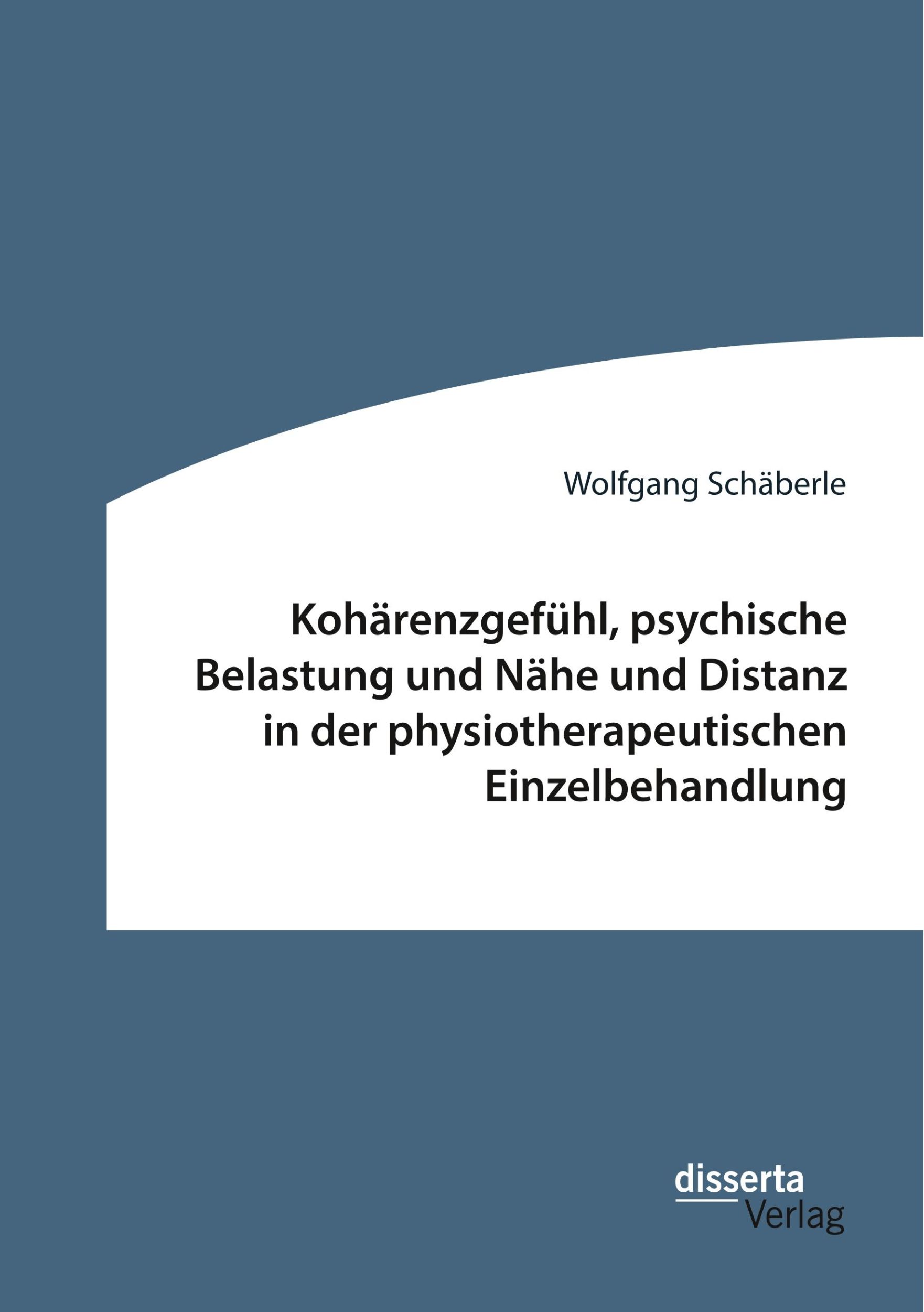 Cover: 9783959354950 | Kohärenzgefühl, psychische Belastung und Nähe und Distanz in der...