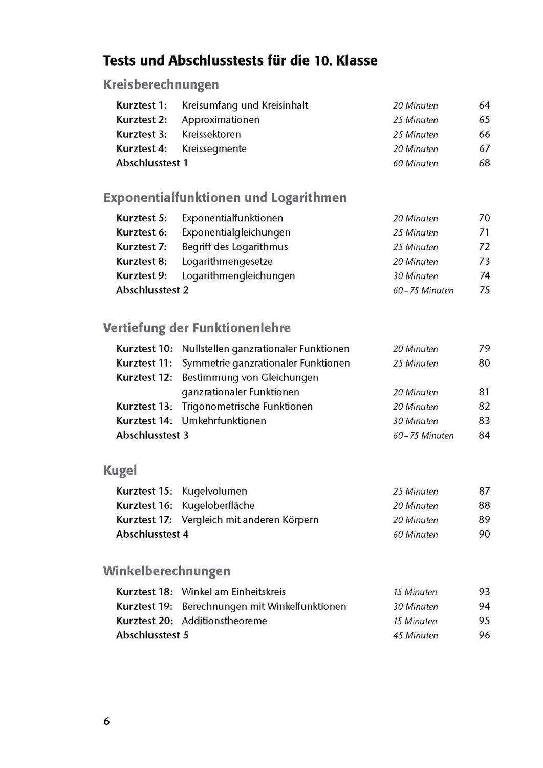 Bild: 9783804415980 | Fit in Test und Klassenarbeit - Mathematik 9./10. Klasse Gymnasium