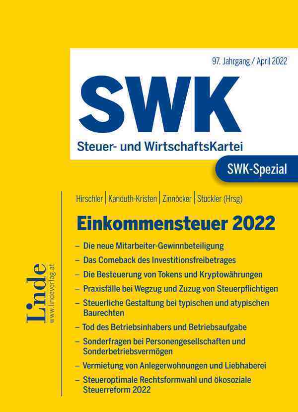 Cover: 9783707344721 | SWK-Spezial Einkommensteuer 2022 | Kerstin Brandstetter (u. a.) | Buch