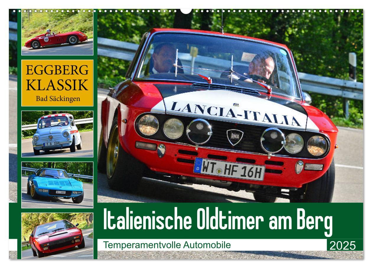 Cover: 9783435298587 | Italienische Oldtimer am Berg (Wandkalender 2025 DIN A2 quer),...