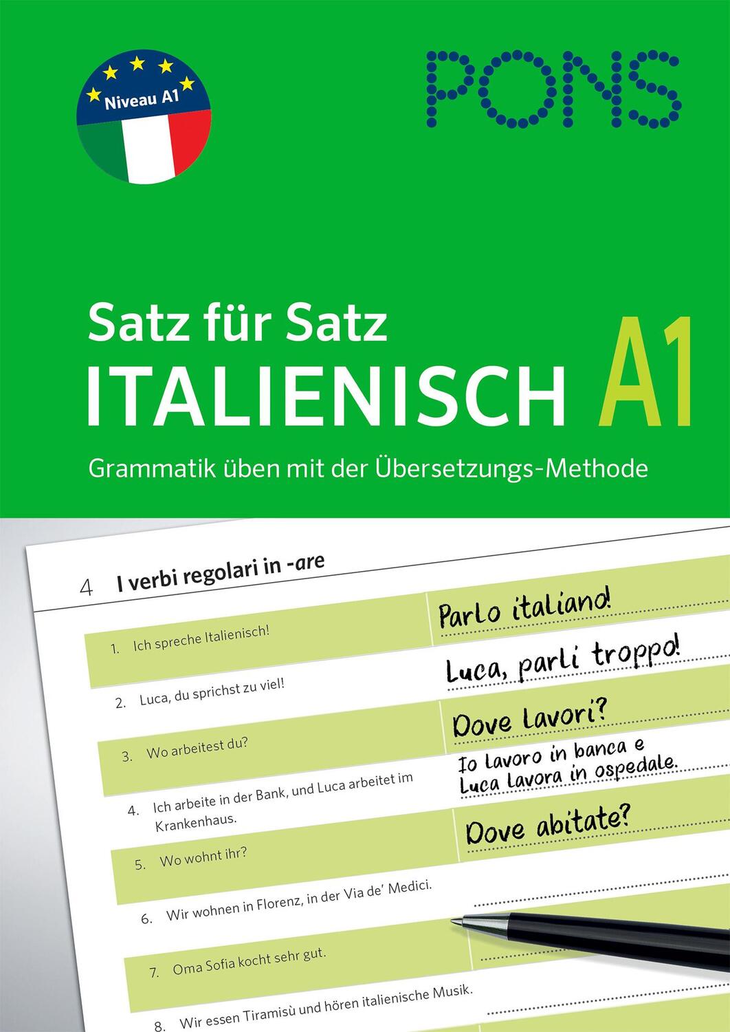 Cover: 9783125621664 | PONS Satz für Satz Italienisch A1 | Taschenbuch | Deutsch | 2019