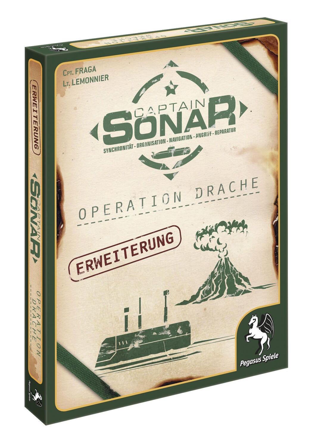 Bild: 4250231717970 | Captain Sonar: Operation Drache [2. Erweiterung] | Spiel | Deutsch