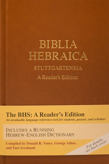 Cover: 9781598563429 | Biblia Hebraica Stuttgartensia (Bhs) (Hardcover) | A Reader's Edition
