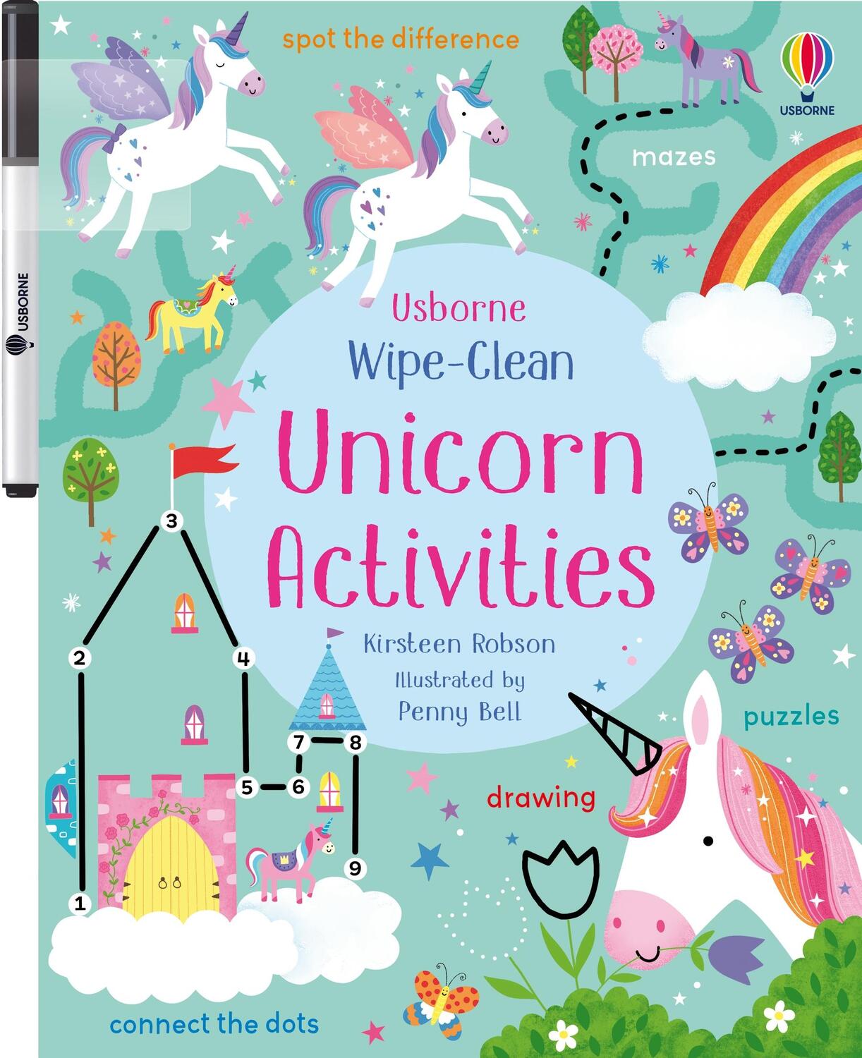 Cover: 9781474995641 | Wipe-Clean Unicorn Activities | Kirsteen Robson | Taschenbuch | 2022